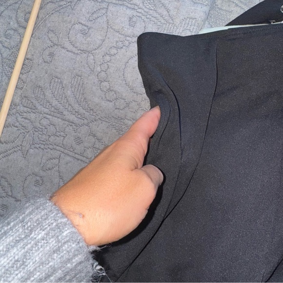 New Uniqlo Pull-on Wide Leg Black Pants M - Picture 6 of 7